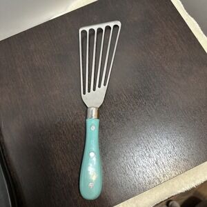 The Pioneer Woman Spatula Utensil Turquoise Handle 5 Slot